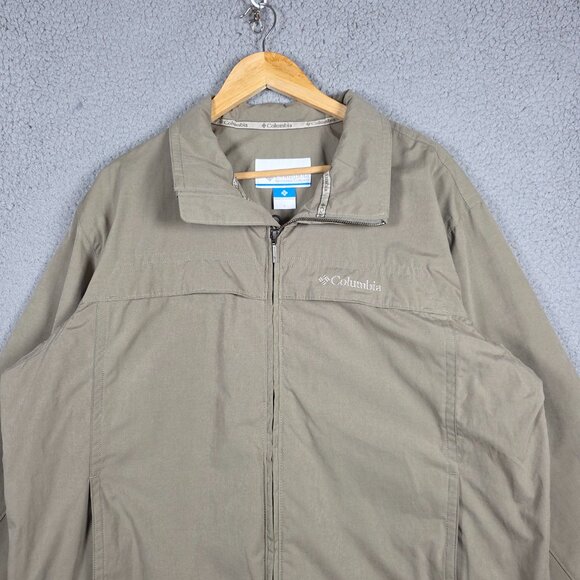 Columbia Jacket Mens Size Large Field Bomber Full Zip Northway Mesh Lined Vented - Picture 2 of 10